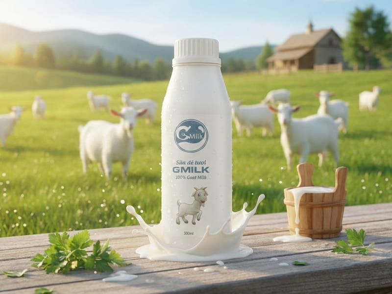 Trang trại sữa dê GMILK hiện đại