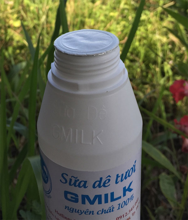 Sữa dê tươi đóng seal an toàn