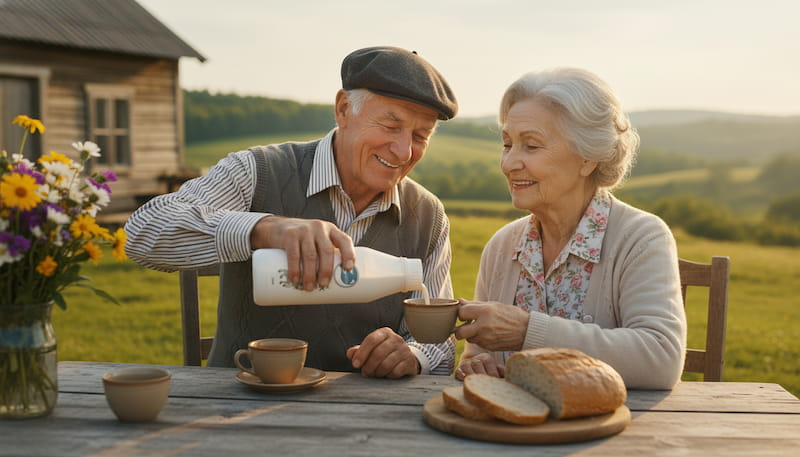 Sữa dê tươi GMILK tốt cho người già